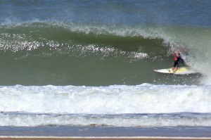 Nicoals Rémi dans le barrel !