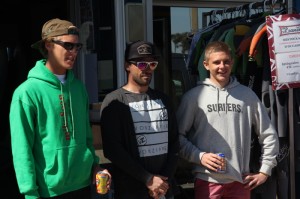 Antoine Chamoux, Julien Rémi et Vincent Feillon (GàD)