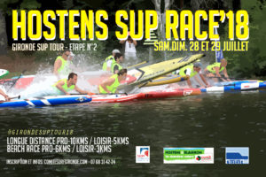 Hostens SUP race - GIRONDE SUP TOUR 2018