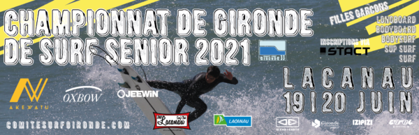 Championnats de Gironde Surf Senior 2021