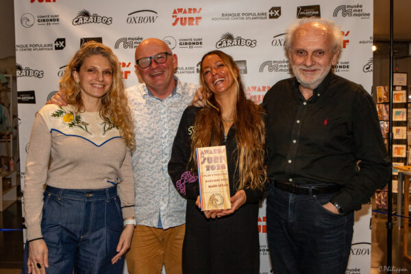 Claire Fradin, Laurent Rondi, Maud Lecar et Norbert Fradin (G à D)